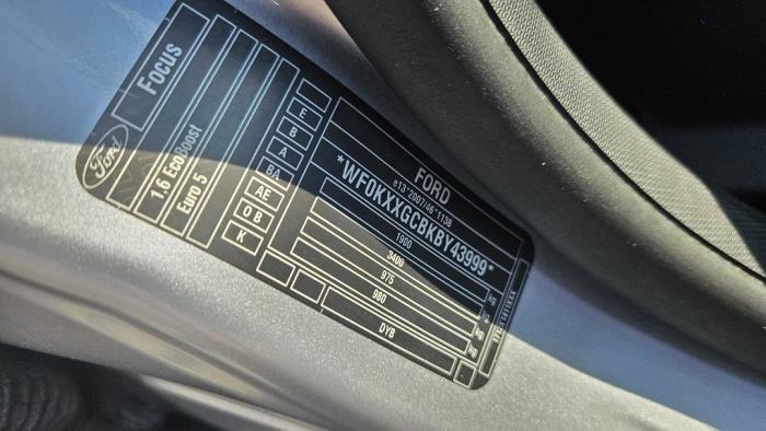 Ford Focus 3 1.6 EcoBoost 16V Sloopvoertuig (2012, Grijs)