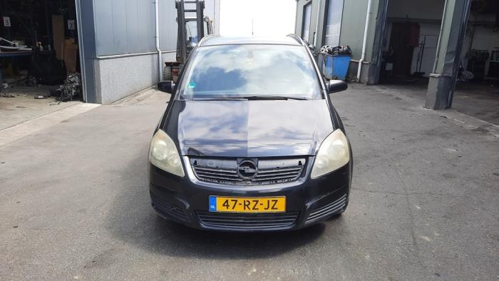 Opel Zafira 2.2 16V Direct Ecotec Sloopvoertuig (2005, Zwart)