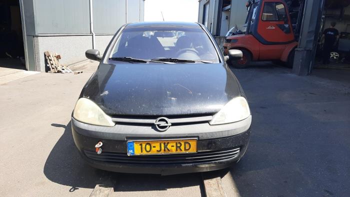 Opel Corsa C 1.2 16V Sloopvoertuig (2002, Zwart)