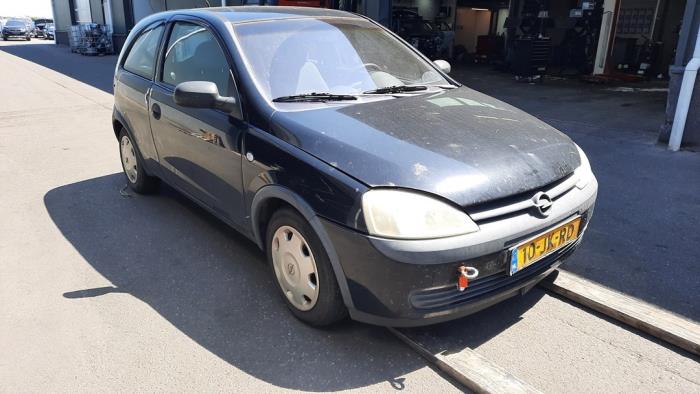 Opel Corsa C 1.2 16V Sloopvoertuig (2002, Zwart)