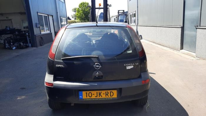 Opel Corsa C 1.2 16V Sloopvoertuig (2002, Zwart)
