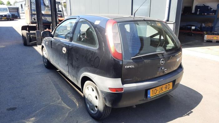 Opel Corsa C 1.2 16V Sloopvoertuig (2002, Zwart)