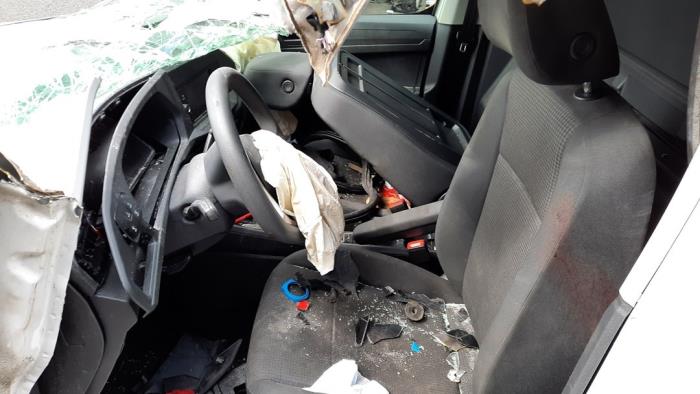 Volkswagen Caddy Cargo V 2.0 TDI BlueMotionTechnology Sloopvoertuig (2021, Wit)