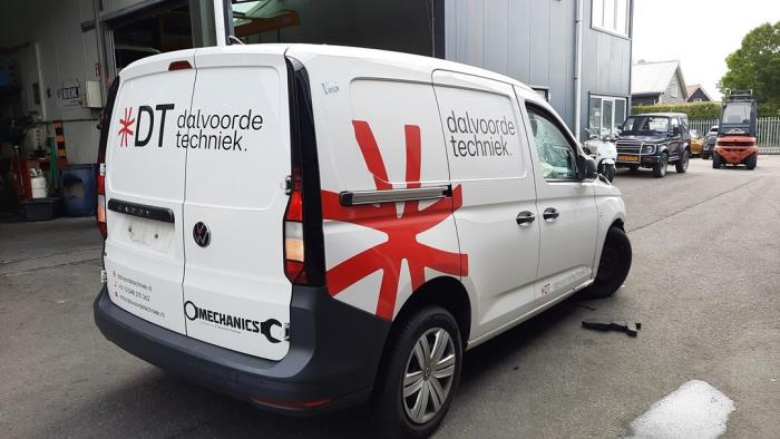 Volkswagen Caddy Cargo V 2.0 TDI BlueMotionTechnology Sloopvoertuig (2021, Wit)