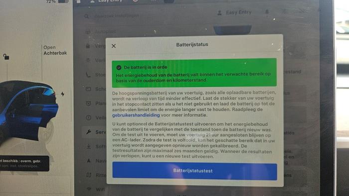 Tesla Model Y Long Range RWD Sloopvoertuig (2024, Blauw)