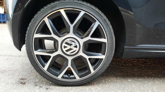 Volkswagen Up! 1.0 TSI 12V GTI Sloopvoertuig (2019, Zwart)