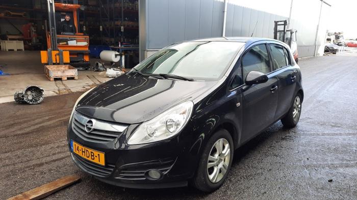 Opel Corsa D 1.2 16V Sloopvoertuig (2008, Zwart)