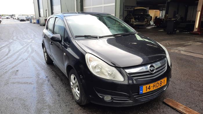 Opel Corsa D 1.2 16V Sloopvoertuig (2008, Zwart)