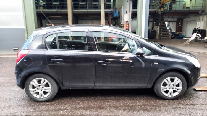 Opel Corsa D 1.2 16V Sloopvoertuig (2008, Zwart)