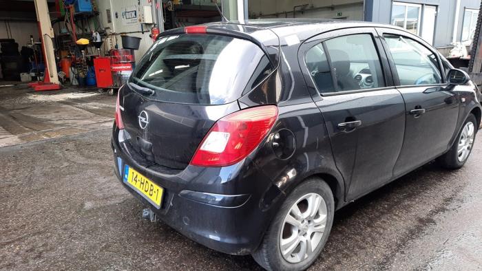 Opel Corsa D 1.2 16V Sloopvoertuig (2008, Zwart)