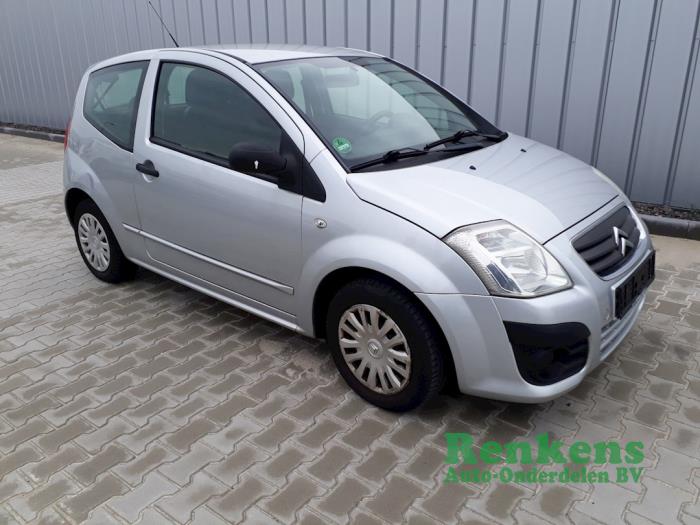 Citroën C2 (JM) 1.1 (sloop, bouwjaar 2009, kleur Zilver