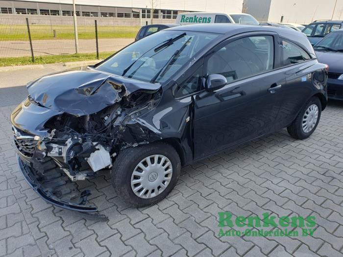 Opel Corsa E 1.2 16V Sloopvoertuig (2017, Zwart)