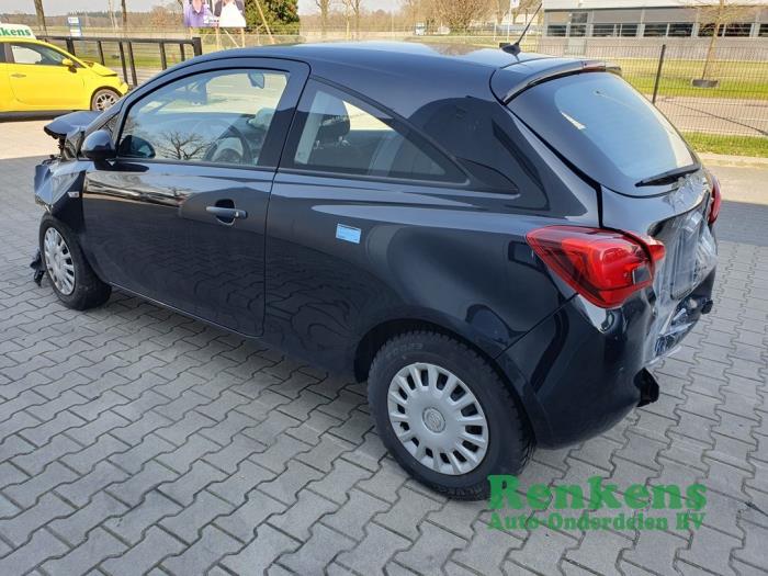 Opel Corsa E 1.2 16V Sloopvoertuig (2017, Zwart)