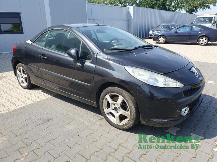 Peugeot 207 CC 1.6 16V Sloopvoertuig (2007, Zwart)