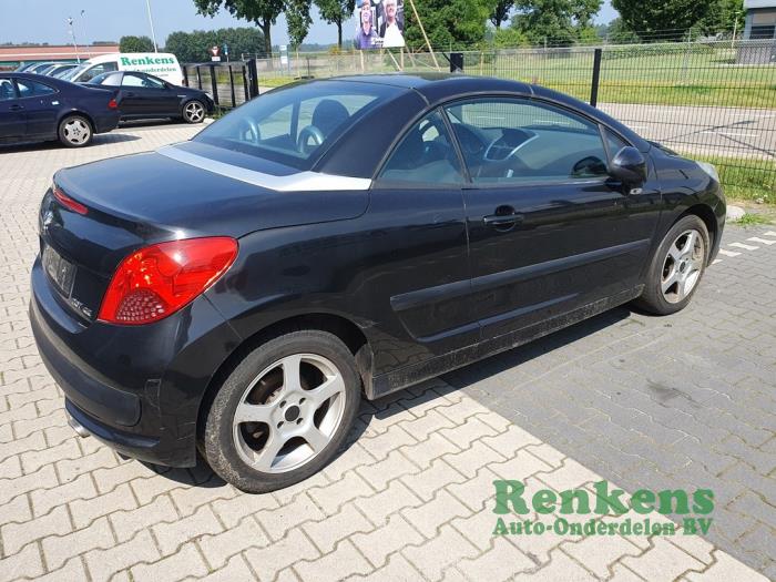Peugeot 207 CC 1.6 16V Sloopvoertuig (2007, Zwart)