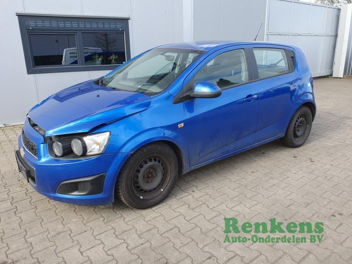 Chevrolet Aveo 1.2 16V Sloopvoertuig (2013, Blauw)
