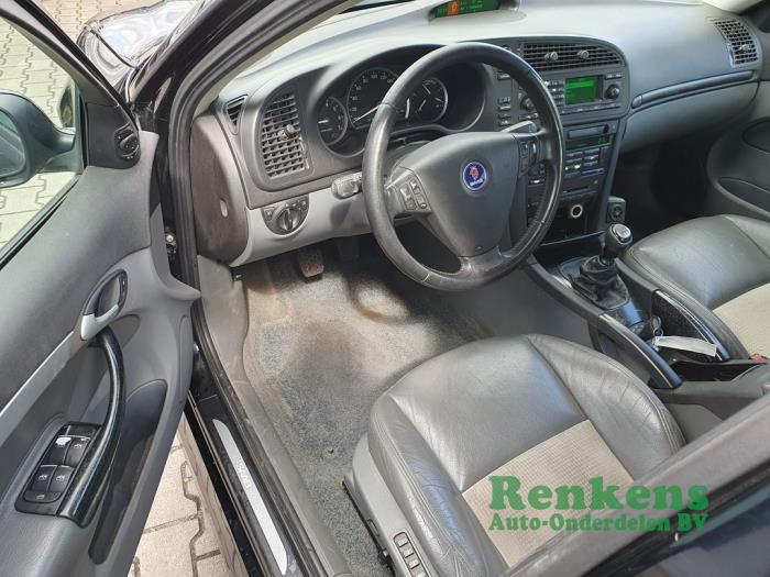 Saab 9-3 II Sport Sedan 2.0t 16V Sloopvoertuig (2003, Zwart)