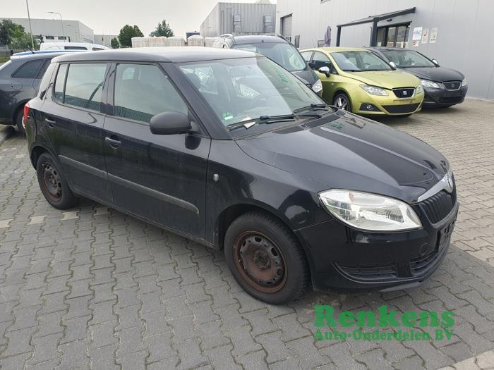 Skoda Fabia II 1.2i Sloopvoertuig (2011, Zwart)
