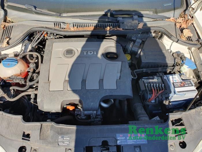 Seat Ibiza IV SC 1.6 TDI 90 Sloopvoertuig (2010, Wit)