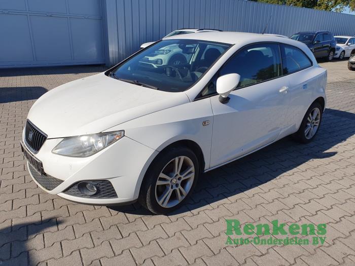 Seat Ibiza IV SC 1.6 TDI 90 Sloopvoertuig (2010, Wit)