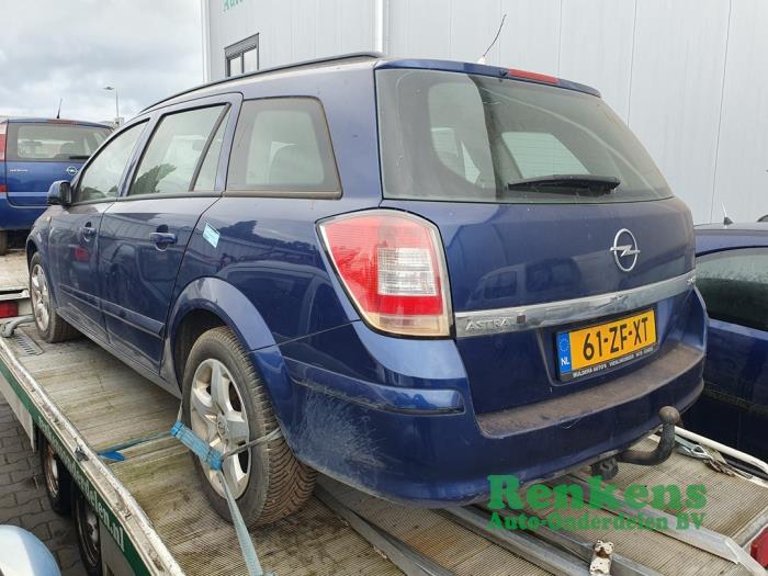 Opel Astra H SW 1.9 CDTi 120 Sloopvoertuig (2008, Blauw)