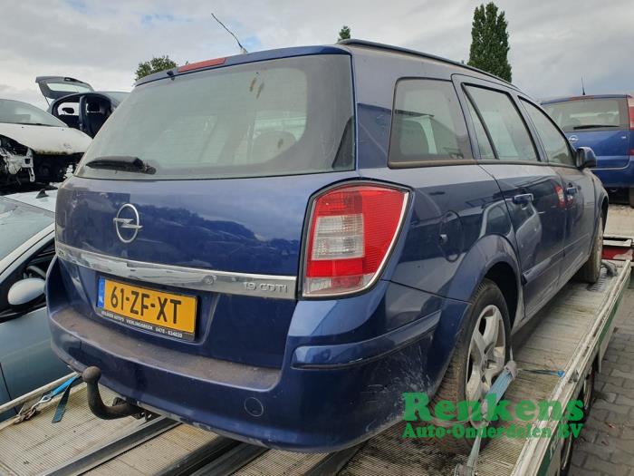 Opel Astra H SW 1.9 CDTi 120 Sloopvoertuig (2008, Blauw)