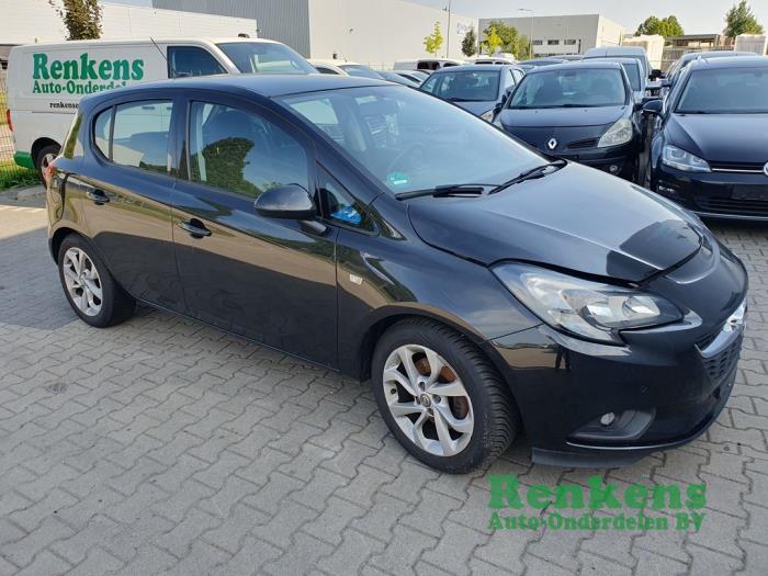 Opel Corsa E 1.0 SIDI Turbo 12V Sloopvoertuig (2016, Zwart)