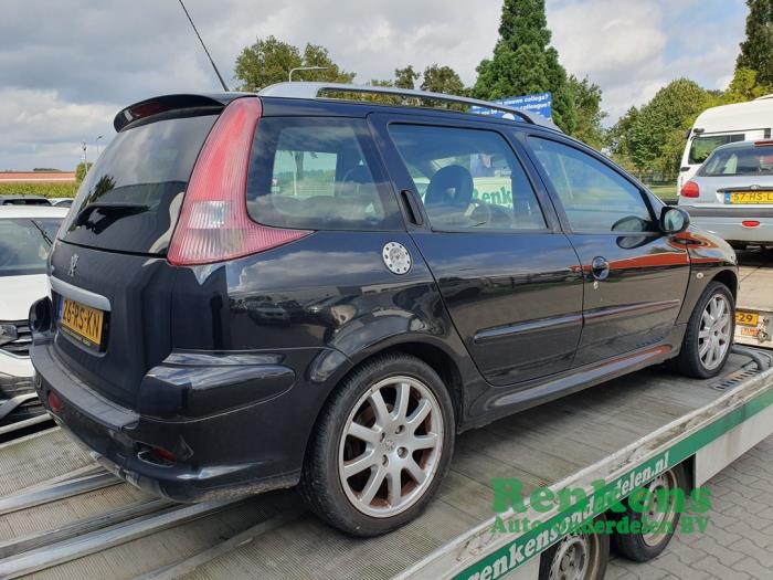 Peugeot 206 SW 1.6 16V Sloopvoertuig (2005, Zwart)