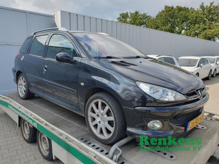 Peugeot 206 SW 1.6 16V Sloopvoertuig (2005, Zwart)