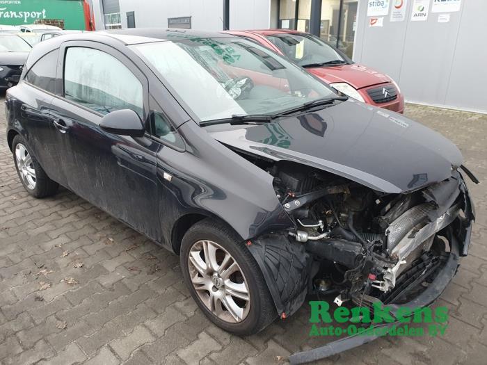 Opel Corsa D 1.4 16V Twinport Sloopvoertuig (2010, Zwart)