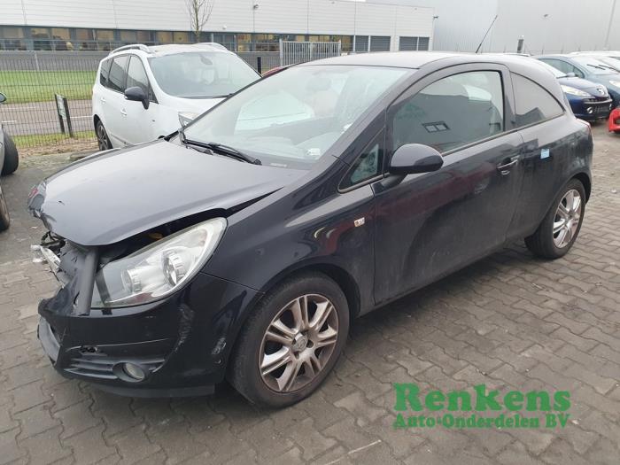 Opel Corsa D 1.4 16V Twinport Sloopvoertuig (2010, Zwart)