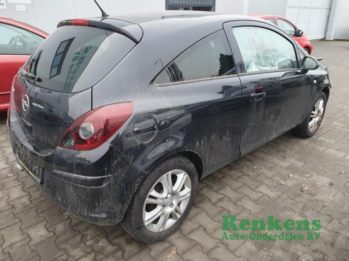 Opel Corsa D 1.4 16V Twinport Sloopvoertuig (2010, Zwart)