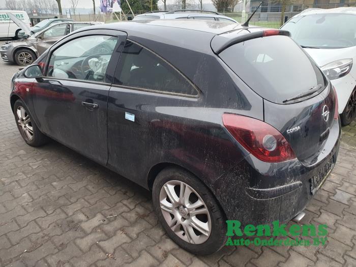 Opel Corsa D 1.4 16V Twinport Sloopvoertuig (2010, Zwart)