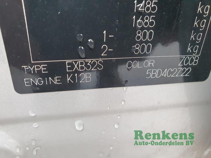 Suzuki Splash 1.2 VVT 16V Sloopvoertuig (2014, Zilver)