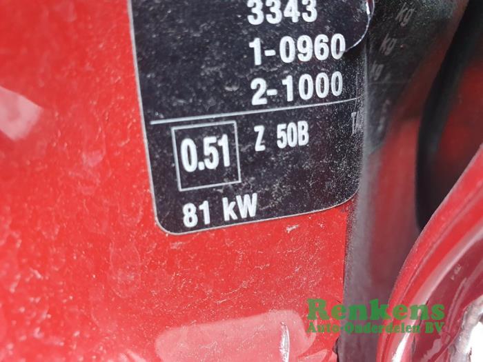 Opel Astra K Sports Tourer 1.6 CDTI 110 16V Sloopvoertuig (2017, Rood)