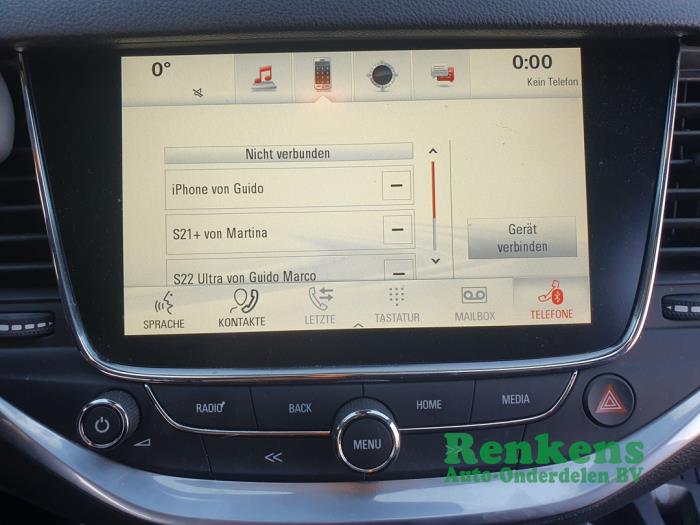 Opel Astra K Sports Tourer 1.6 CDTI 110 16V Sloopvoertuig (2017, Rood)