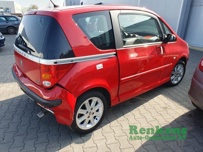 Peugeot 1007 1.6 GTI,Gentry 16V Sloopvoertuig (2005, Rood)