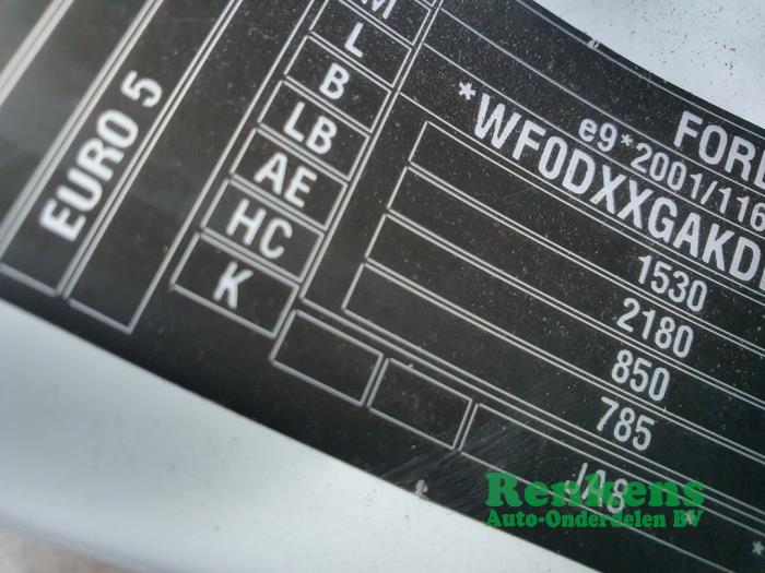 Ford Fiesta 6 1.0 Ti-VCT 12V 65 Sloopvoertuig (2014, Wit)