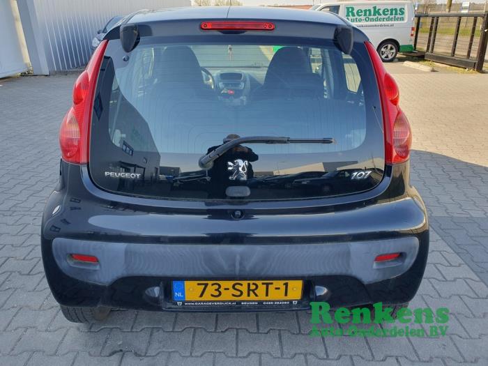 Peugeot 107 1.0 12V Sloopvoertuig (2011, Zwart)