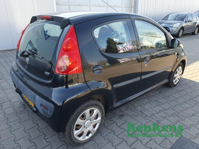 Peugeot 107 1.0 12V Sloopvoertuig (2011, Zwart)
