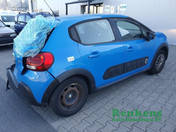 Citroen C3 1.0 Vti 12V PureTech Sloopvoertuig (2017, Blauw)