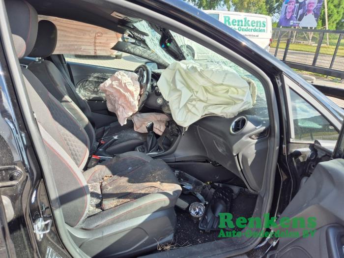 Ford Fiesta 6 1.0 EcoBoost 12V 100 Sloopvoertuig (2016, Zwart)