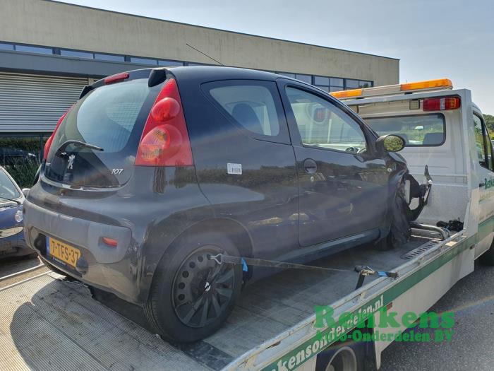 Peugeot 107 1.0 12V Sloopvoertuig (2009, Zwart)