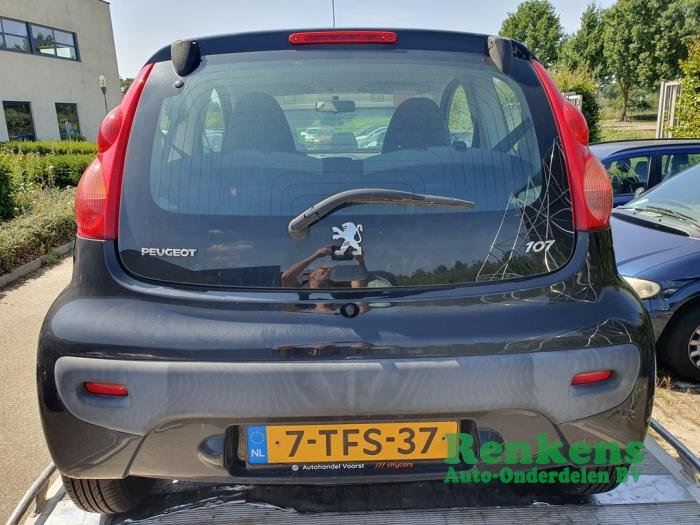 Peugeot 107 1.0 12V Sloopvoertuig (2009, Zwart)