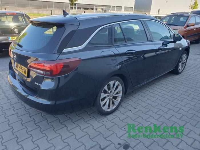 Opel Astra K Sports Tourer 1.0 Turbo 12V Schadevoertuig (2016, Zwart)