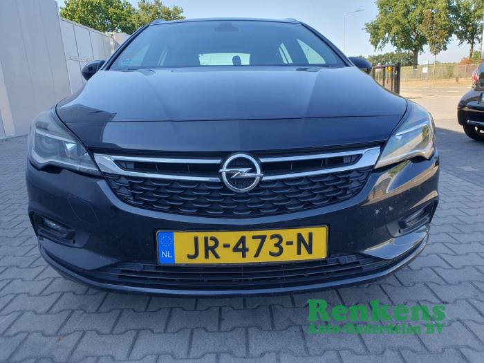 Opel Astra K Sports Tourer 1.0 Turbo 12V Schadevoertuig (2016, Zwart)
