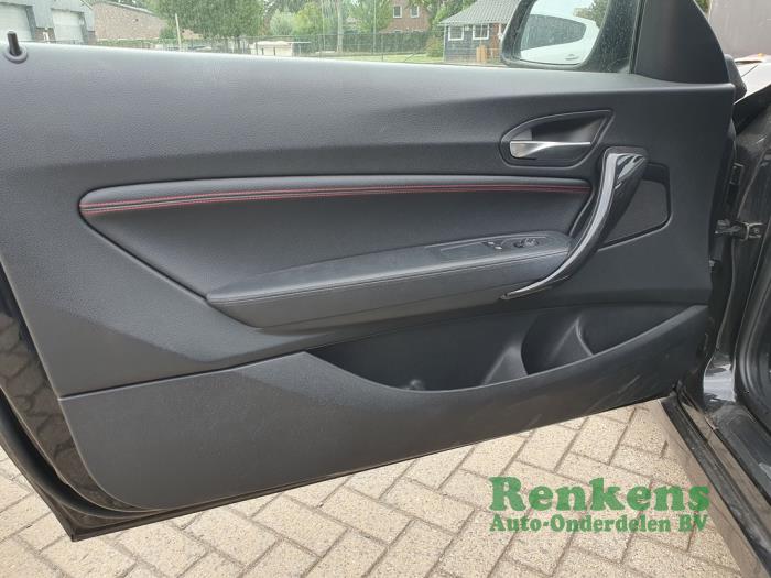 BMW 1 serie 116i 1.6 16V Schadevoertuig (2013, Zwart)