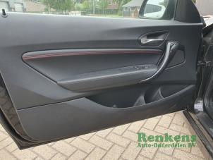 BMW 1 serie 116i 1.6 16V Schadevoertuig (2013, Zwart)