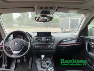BMW 1 serie 116i 1.6 16V Schadevoertuig (2013, Zwart)