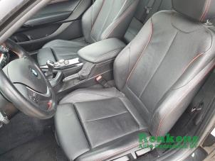 BMW 1 serie 116i 1.6 16V Schadevoertuig (2013, Zwart)